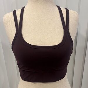 Fabletics size large ox blood sports bra